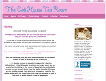 Tablet Screenshot of dollhousetearoom.com